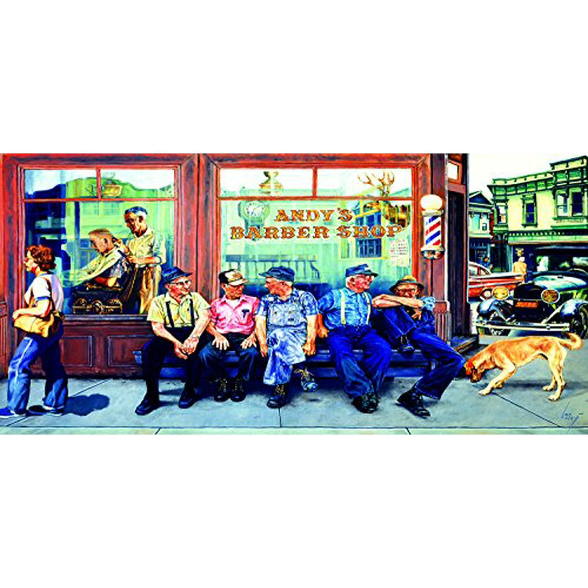 1000 Andys Barbershop Friends 1000 Piece Jigsaw Puzzle by SunsOut 